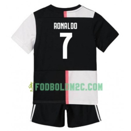 Juventus Cristiano Ronaldo 7 Børn Hjemmebanesæt 2019/20 Kortærmet (+ Korte bukser)